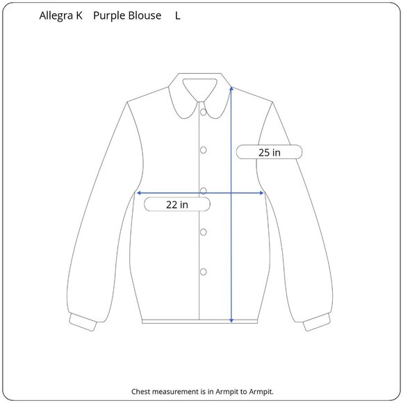 Allegra K Star Print Blouse Purple, Celestial Casual Chic Office Party Festival - Picture 3 of 11